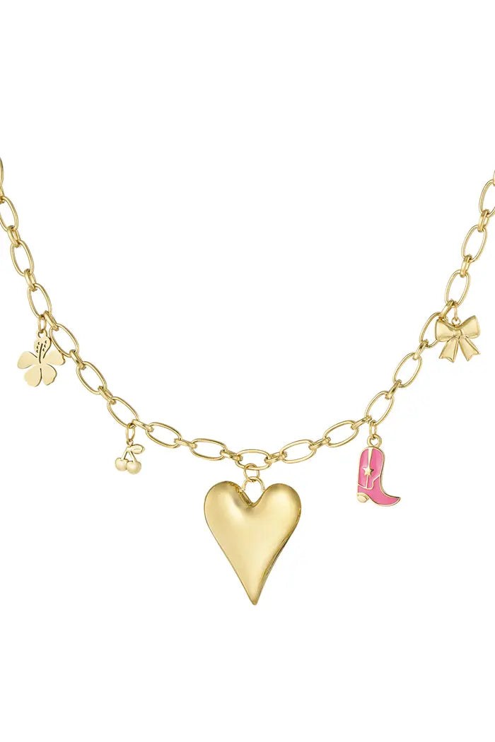 Birnaz Clothing : TayTay Necklace (Gold) 1