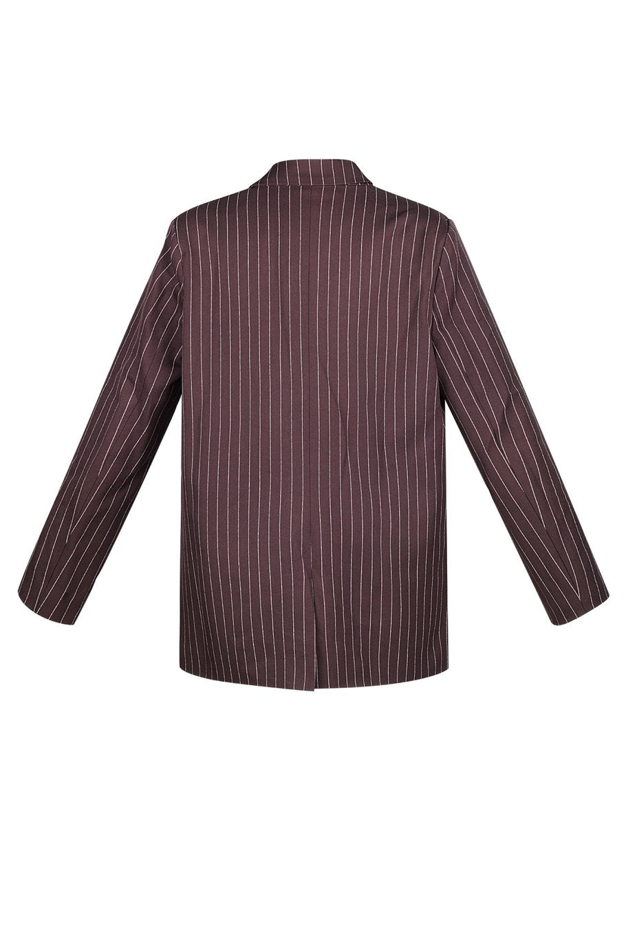Pinstripe blazer - Bordeaux