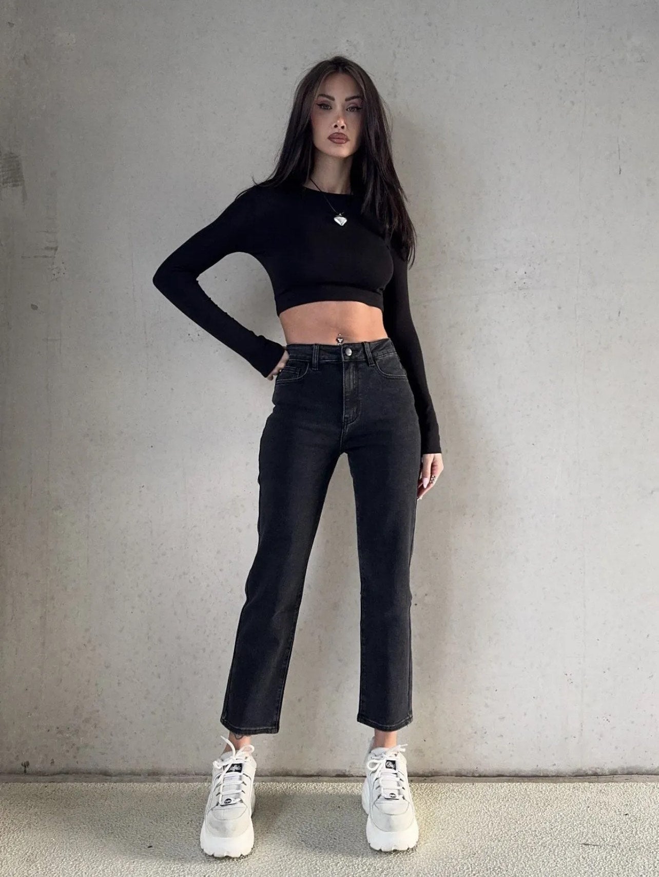 111 Mom Jeans Petite - Stretch