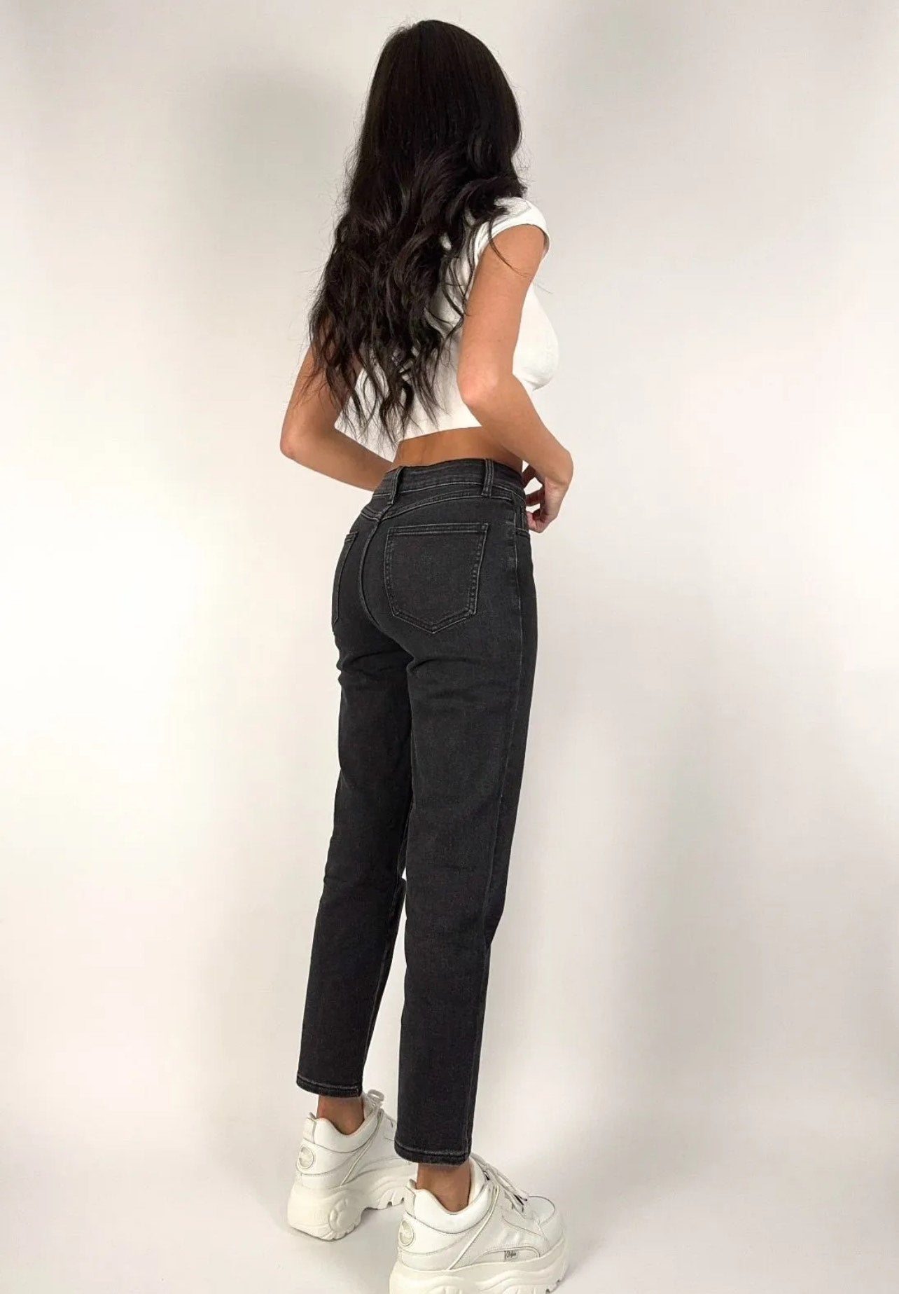 111 Mom Jeans Petite - Stretch