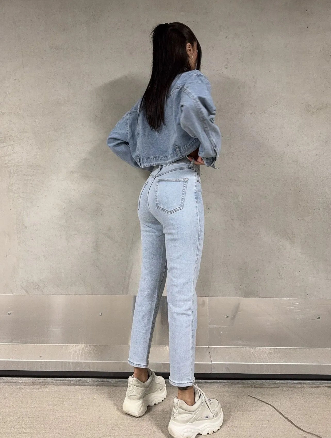 111 Mom Jeans Petite - Stretch