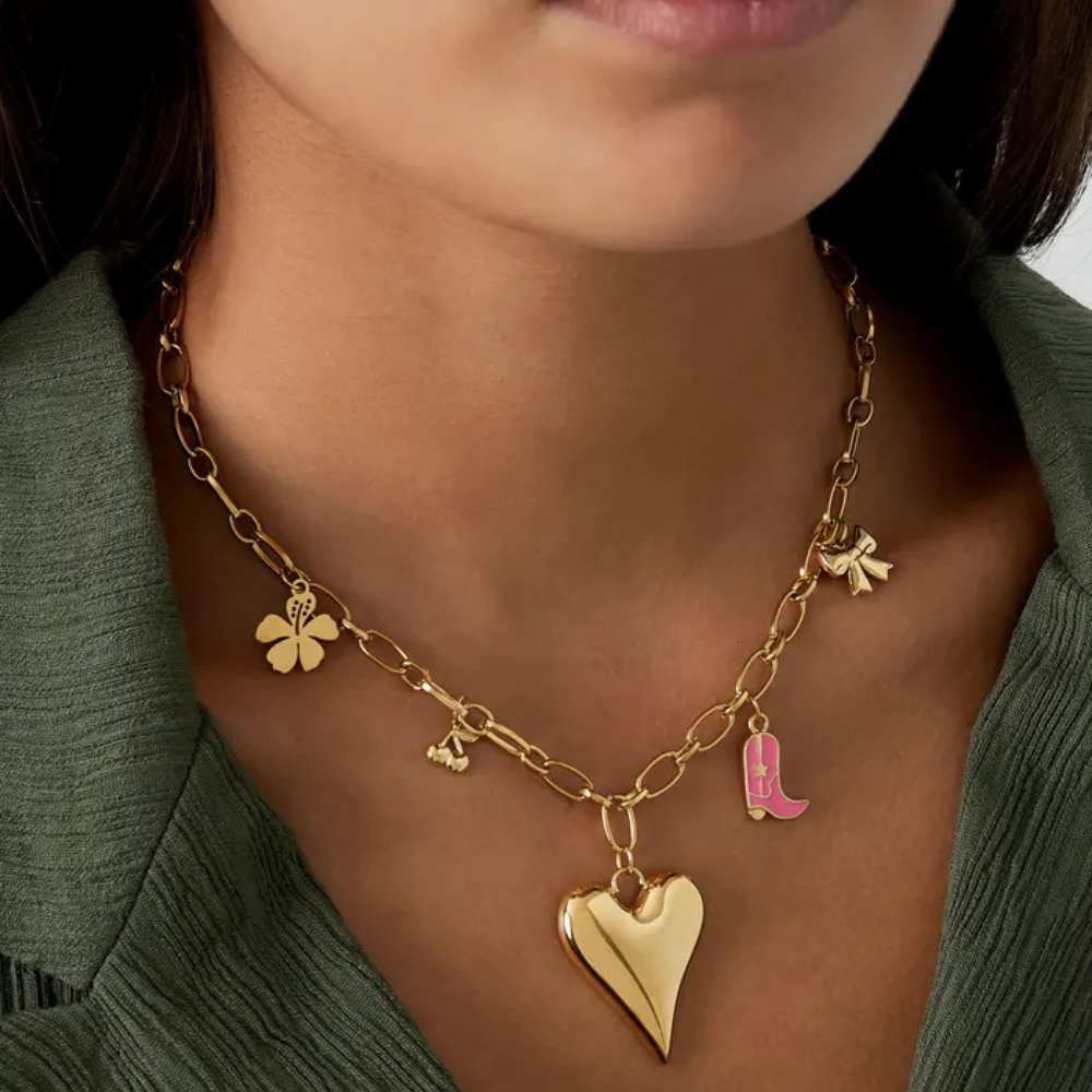 Birnaz Clothing : TayTay Necklace (Gold)