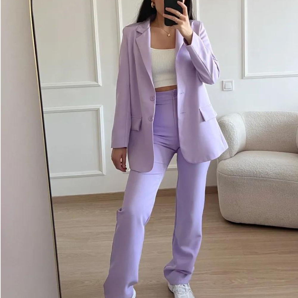 Birnaz Clothing : Lavender Haze Trouser