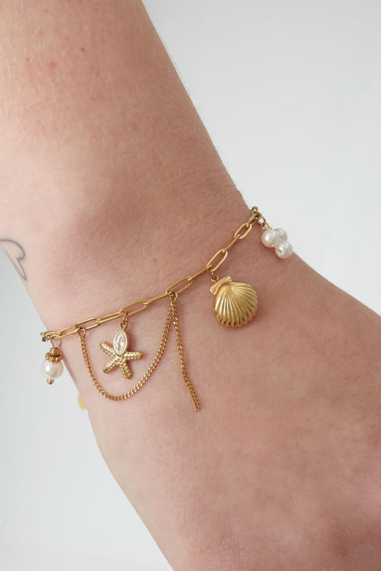 Snow at the beach bracelet