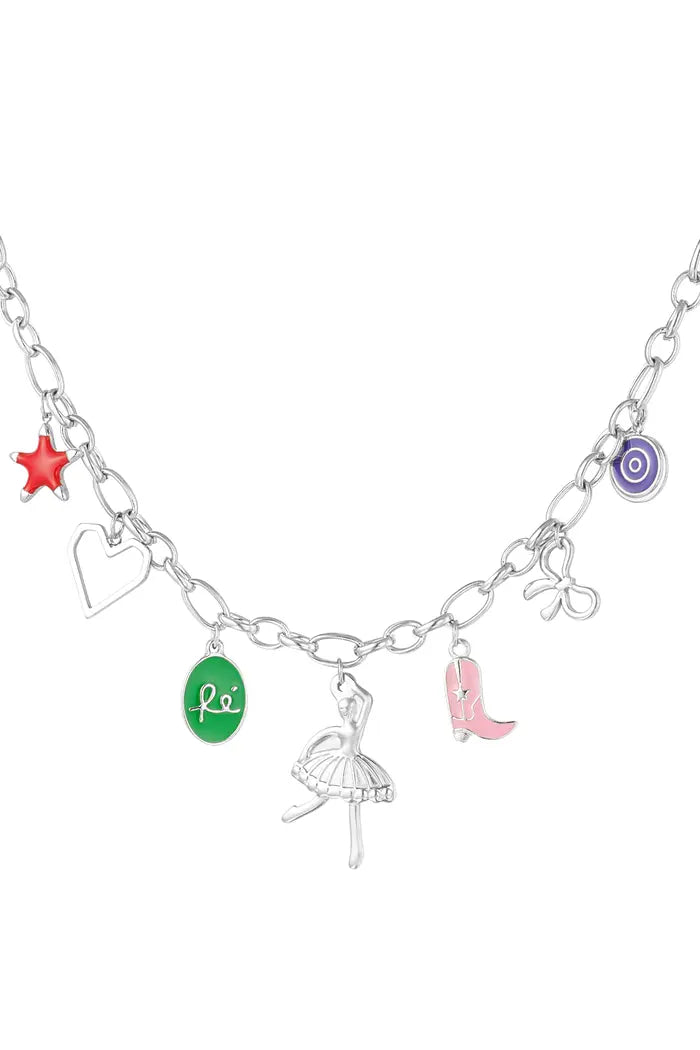 Birnaz Clothing : Olivia - Necklece (Silver)
