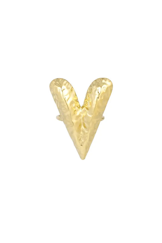 You are in love ring -  gold