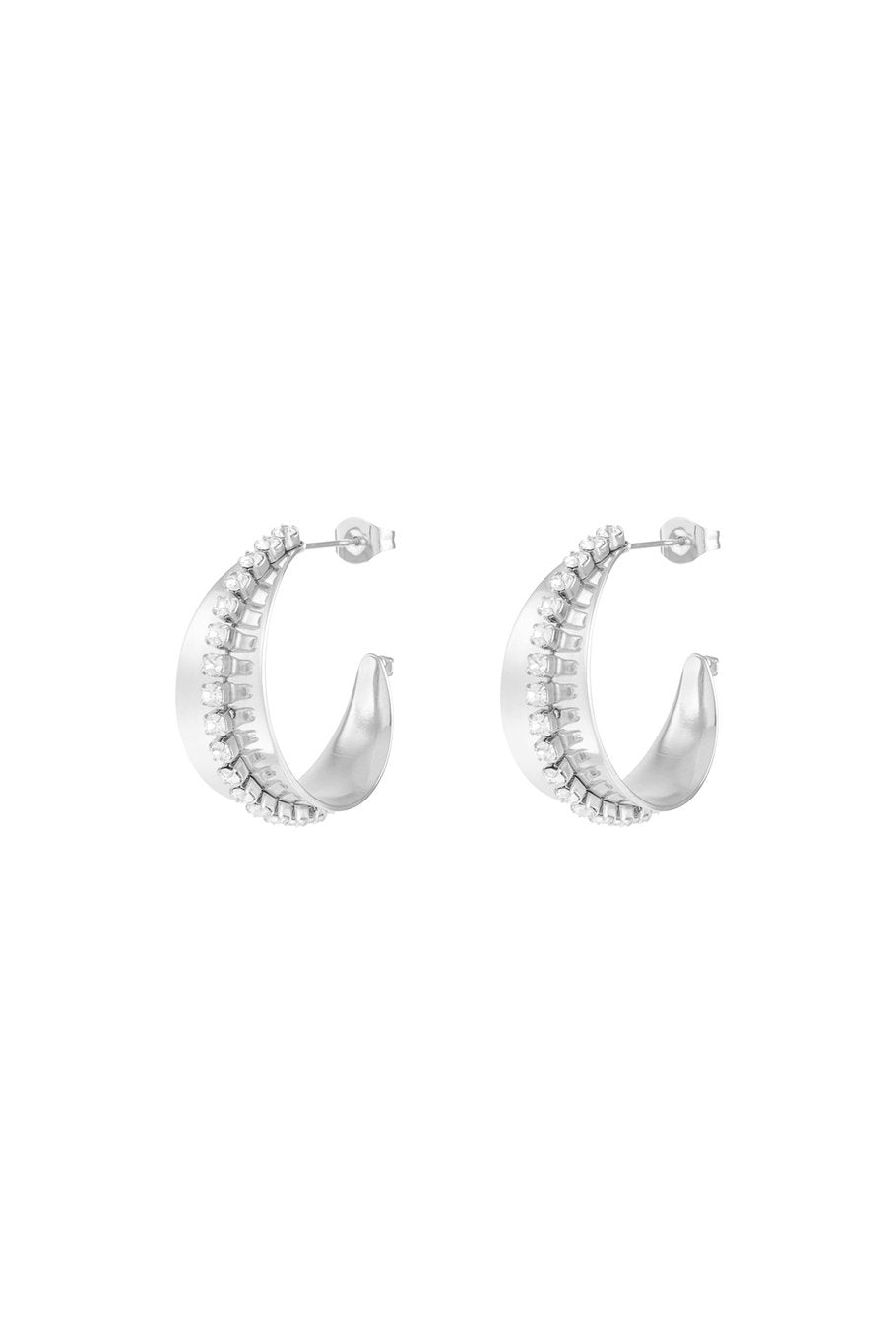 Sparkle & Shine hoops earrings