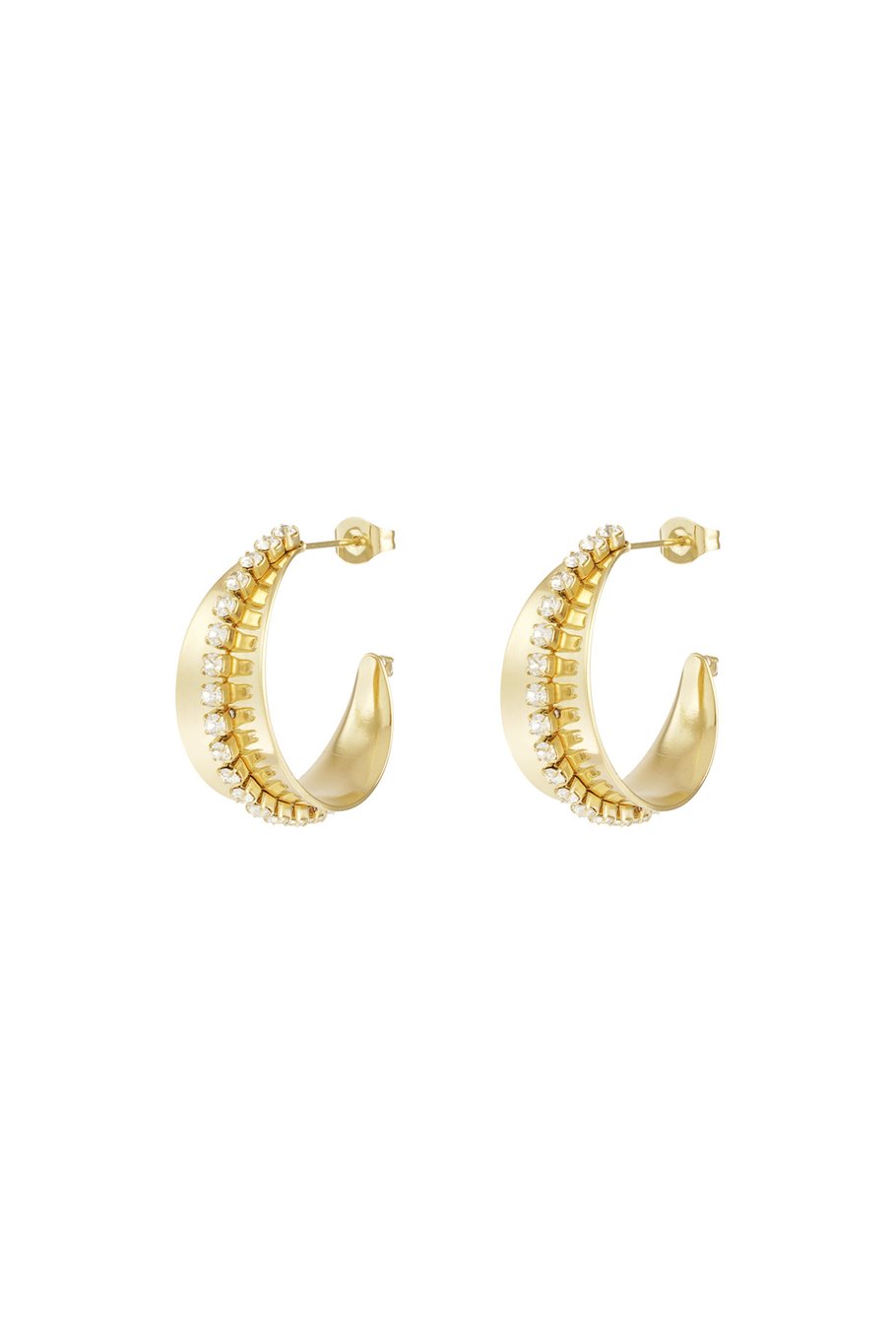Sparkle & Shine hoops earrings