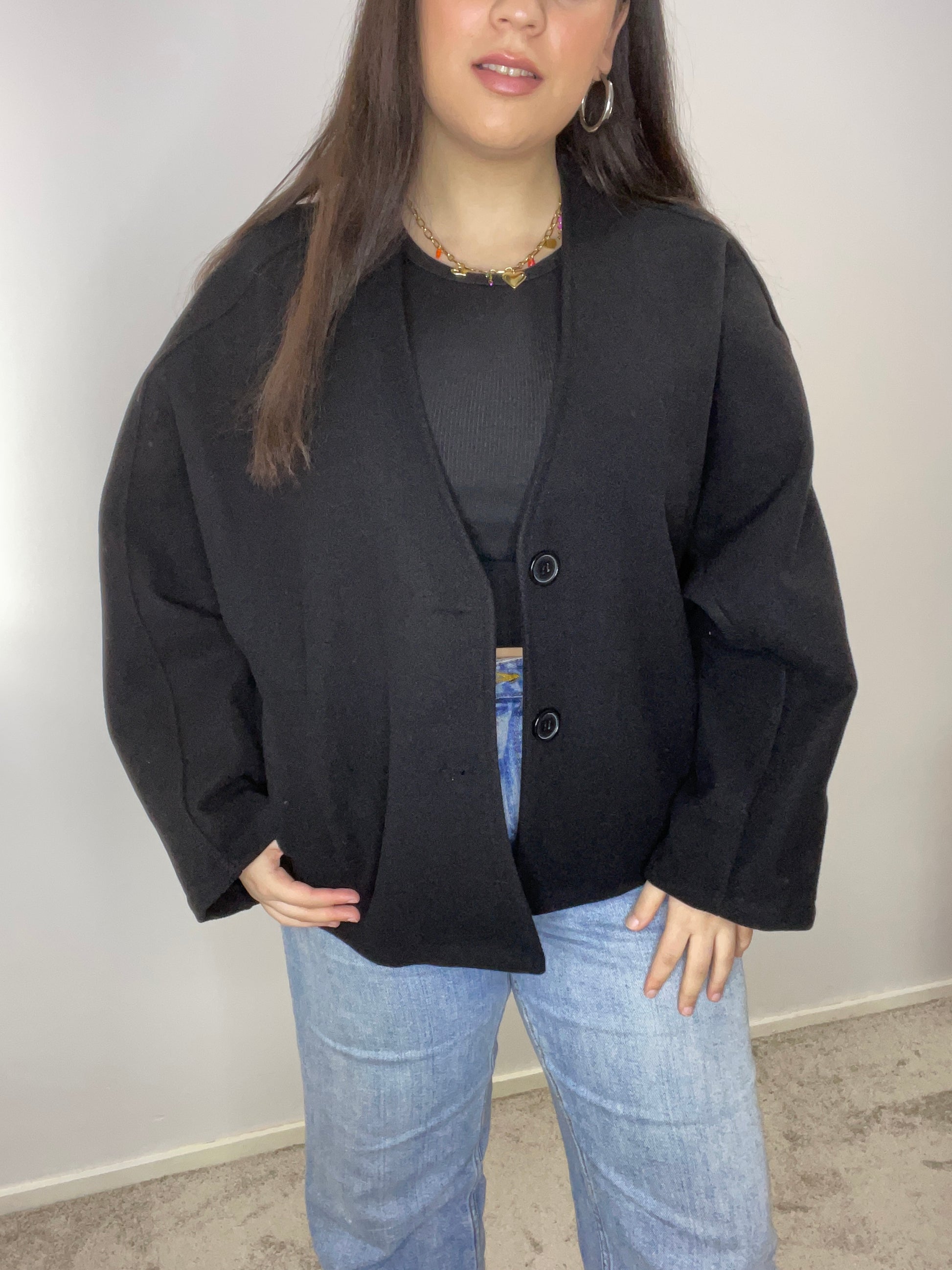 Birnaz Clothing : Stella Jacket - Black 1