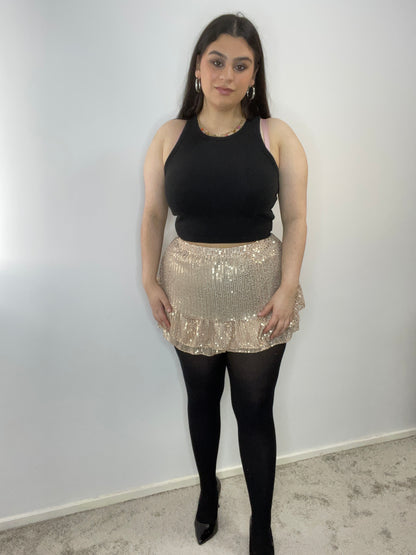Birnaz Clothing : Juliet short (Champagne) 1