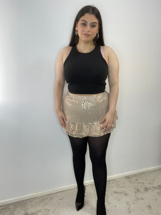 Birnaz Clothing : Juliet short (Champagne) 1