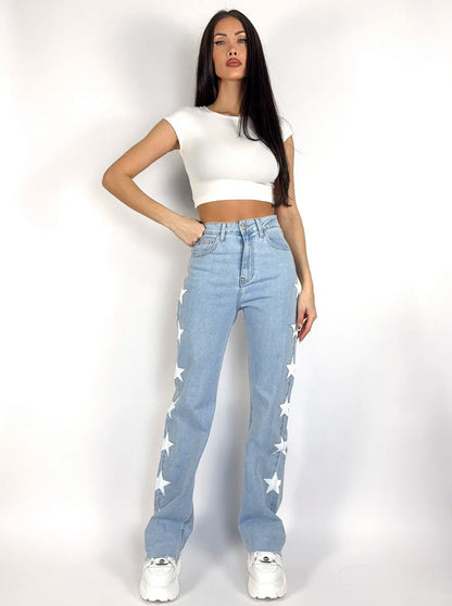 Starlight wide leg jeans - STRETCH