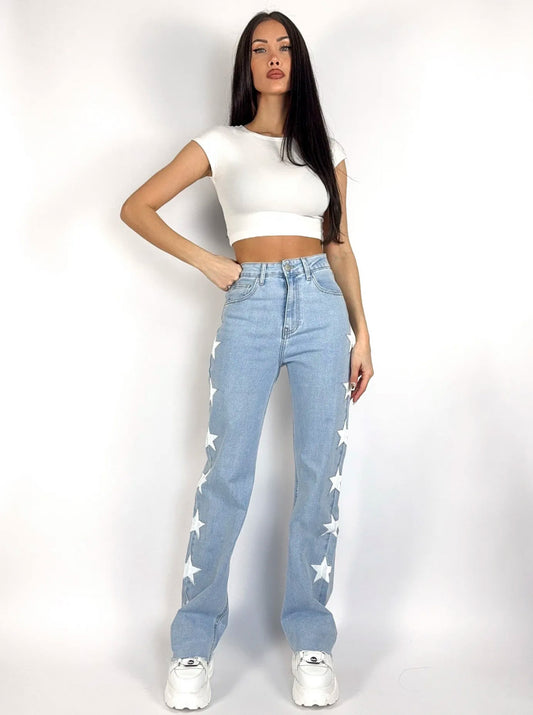 Starlight wide leg jeans - STRETCH