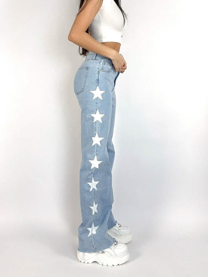 Starlight wide leg jeans - STRETCH