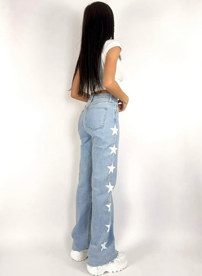 Starlight wide leg jeans - STRETCH