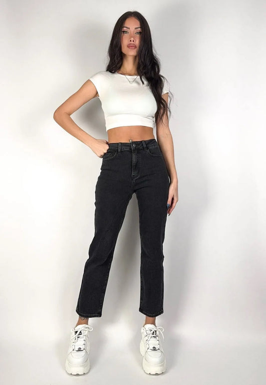 111 Mom Jeans Petite - Stretch