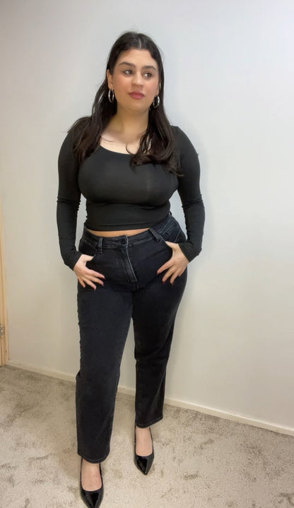 111 Mom Jeans Petite - Stretch