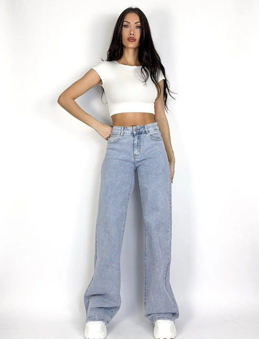 Karma mid jeans stretch (TALL) - wide leg