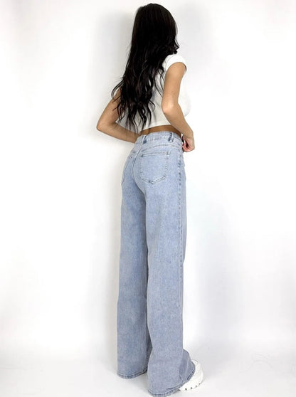 Karma mid jeans stretch (TALL) - wide leg