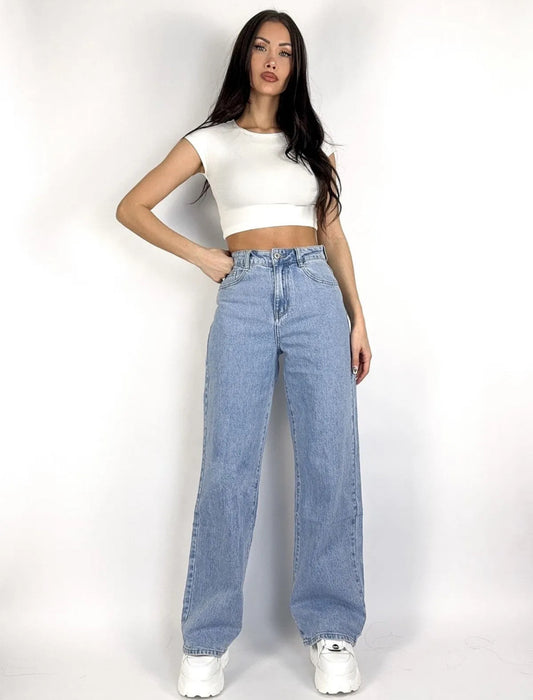 Stay Beautiful Baggy Straight leg jeans