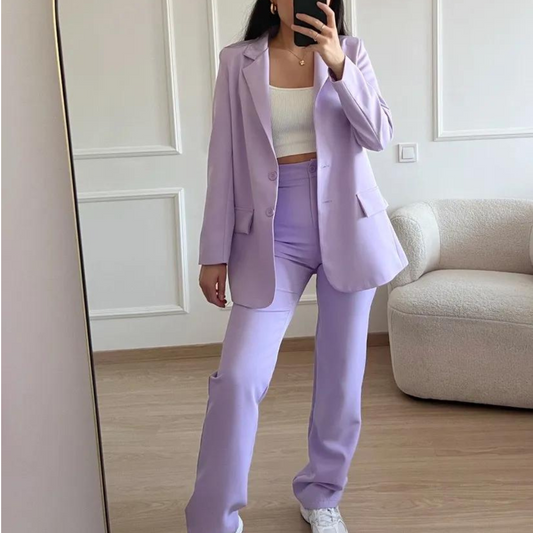 Birnaz Clothing : Lavender blazer