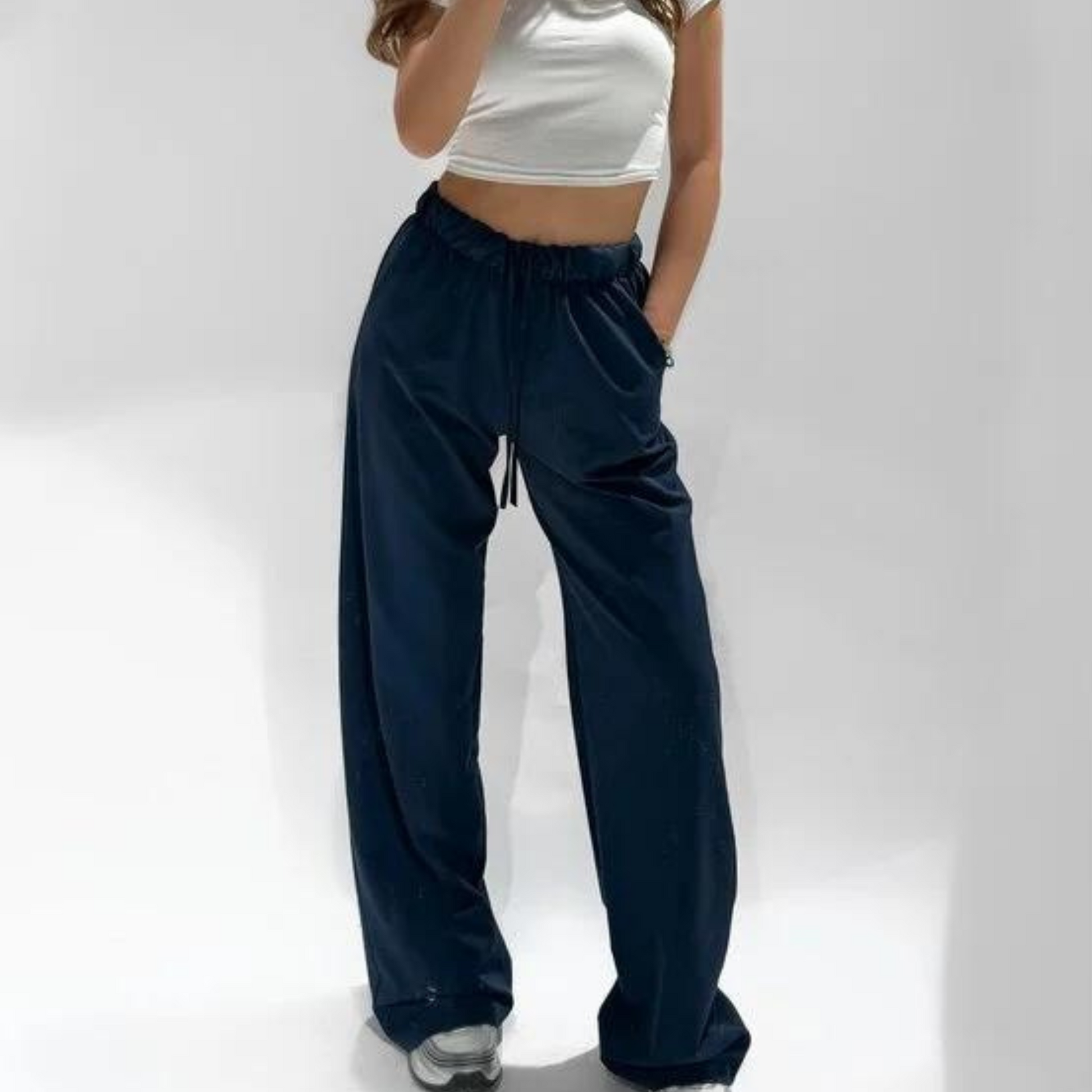 Birnaz Clothing : Betty pants - Navy (1)