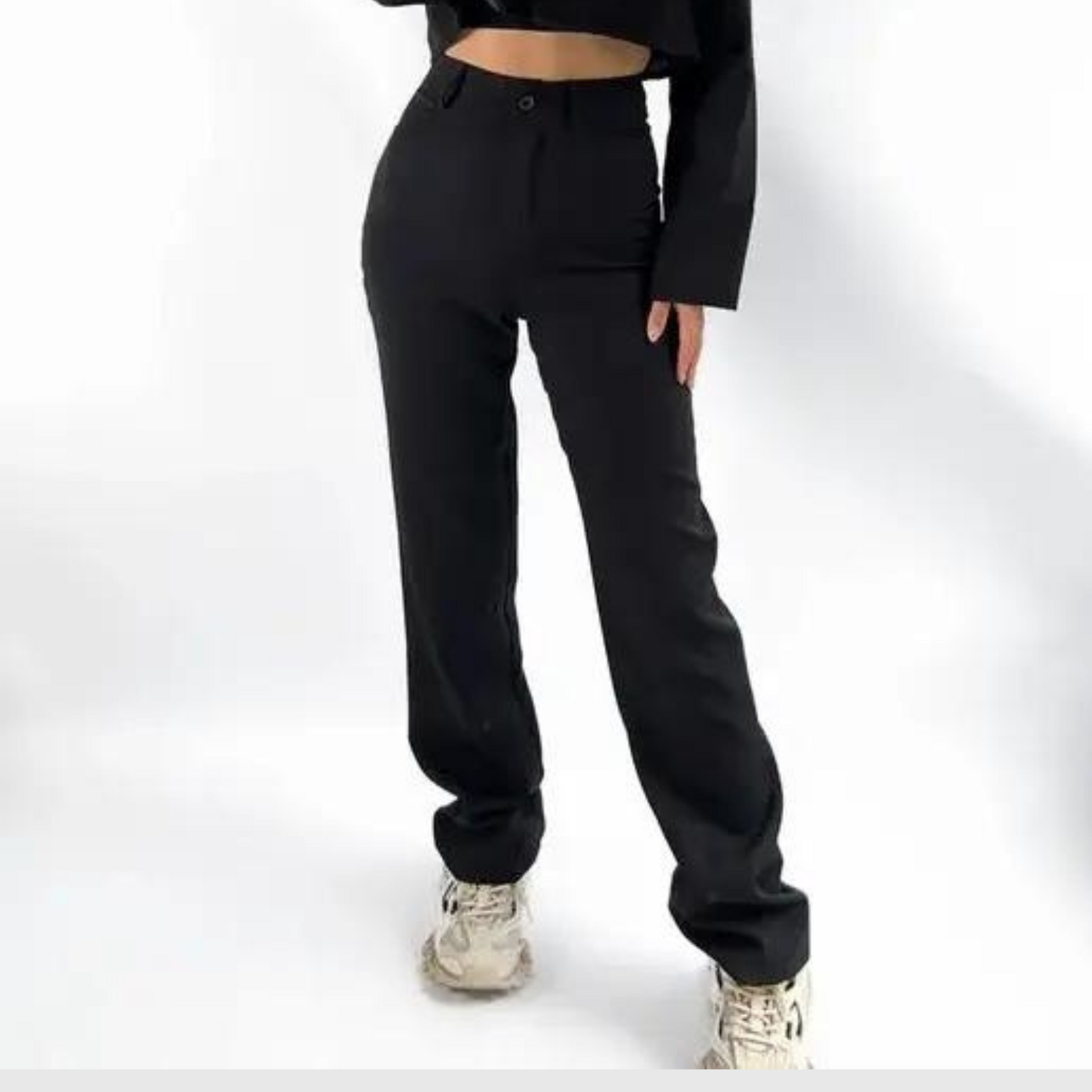 Birnaz Clothing : We Never Go Out Of Style Trouser - Black