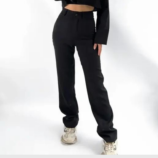 Birnaz Clothing : We Never Go Out Of Style Trouser - Black