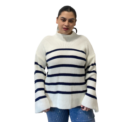 Birnaz Clothing : Elora Sweater - White 2